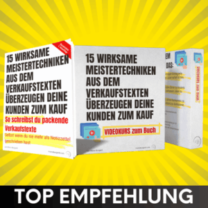 15 wirksame Meistertechniken aus dem Verkaufstexten Erfahrungen von Mario Burgard